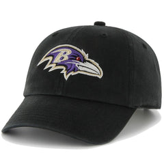 47 Brand Baltimore Ravens Clean Up Adjustable Hat Black | 47 brand