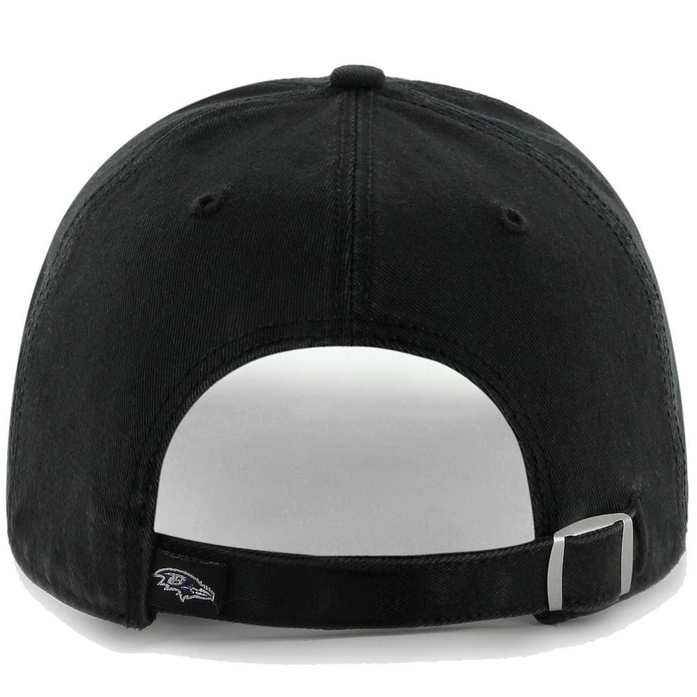 47 Brand Baltimore Ravens Clean Up Adjustable Hat Black | 47 brand