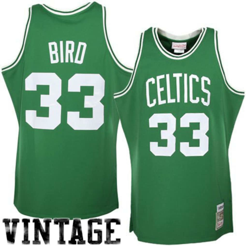 Larry Bird Boston Celtics 1985/86 Hardwood Classics Authentic Jersey Kelly Green - NBA