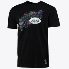 New York Jets Printed Team Name T-Shirt Mens | Mitchell & Ness