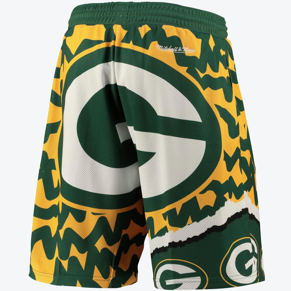 Green Bay Packers Jumbrotron Sublimated Short Mens | Mitchell & Ness