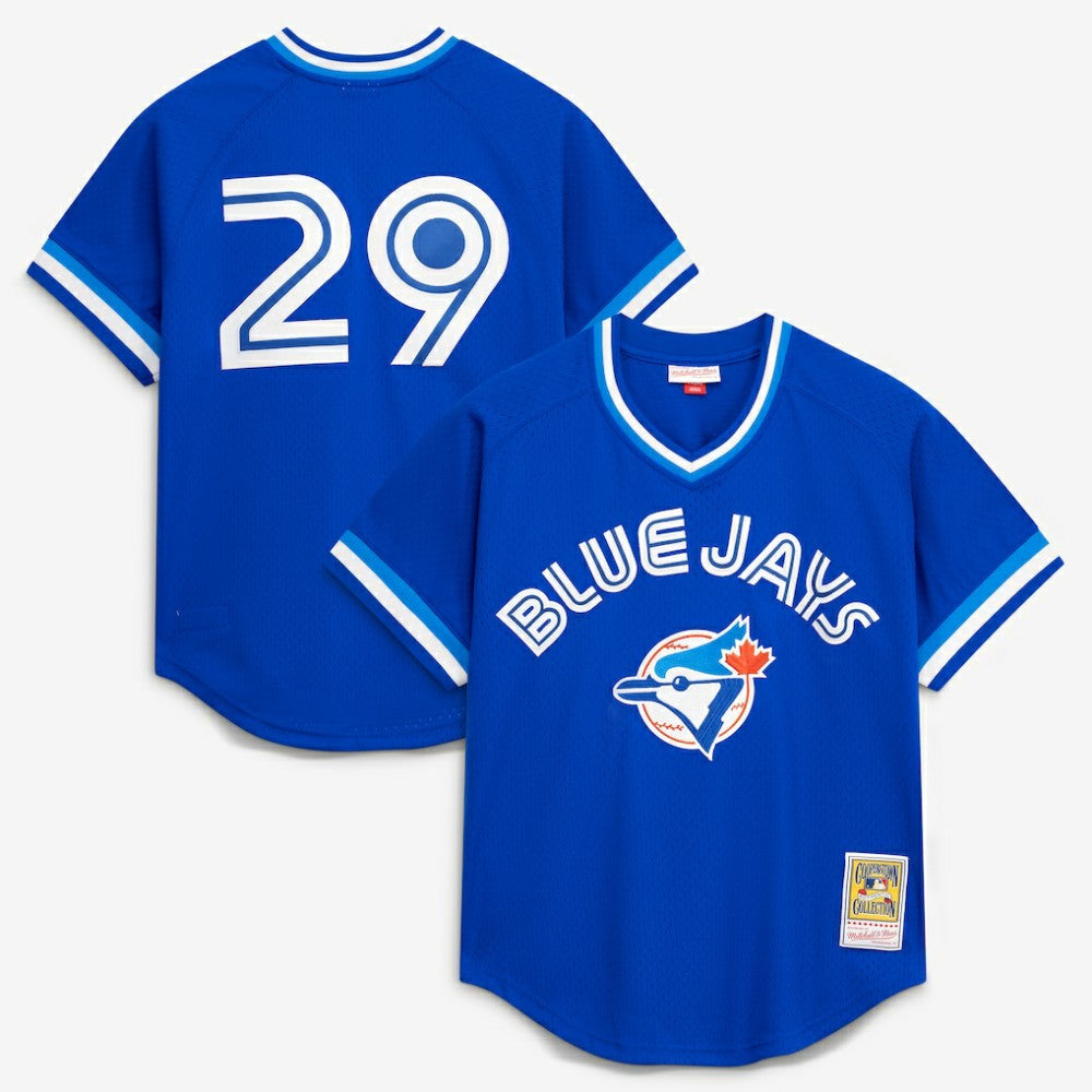 Joe Carter Toronto Blue Jays Mitchell & Ness Authentic Batting Practice Jersey - MLB