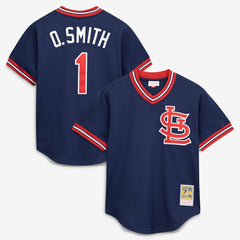 Ozzie Smith St. Louis Cardinals Mitchell & Ness Authentic Batting Practice Jersey - MLB