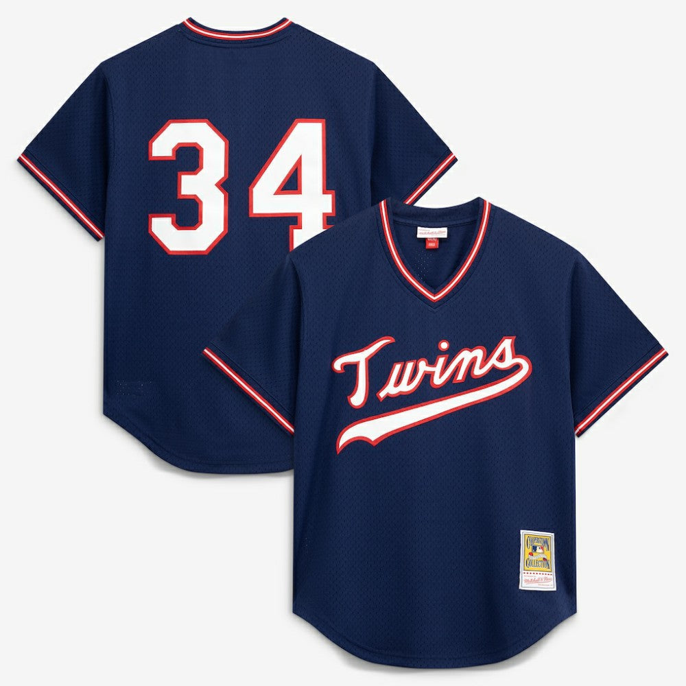 Kirby Puckett Minnesota Twins Mitchell & Ness Authentic Batting Practice Jersey - MLB