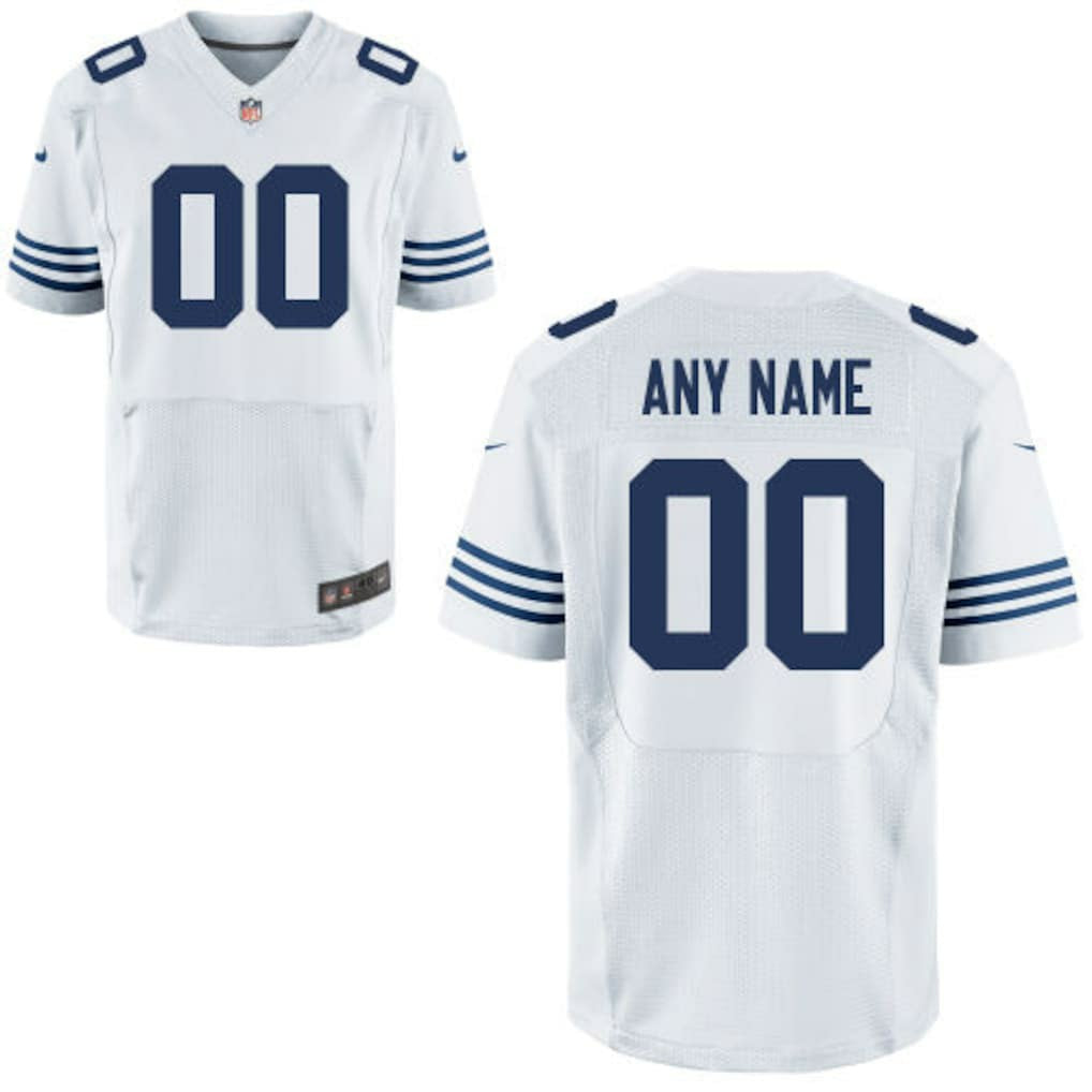 Indianapolis Colts Custom Alternate Elite Jersey White | Nike for Sale