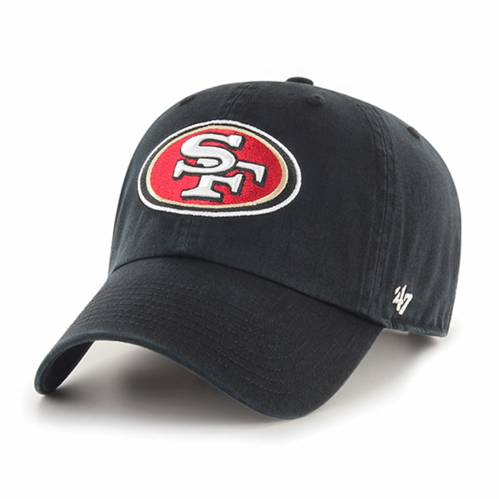 47 Brand San Francisco 49ers Cleanup Basic Adjustable Hat Black | 47 brand