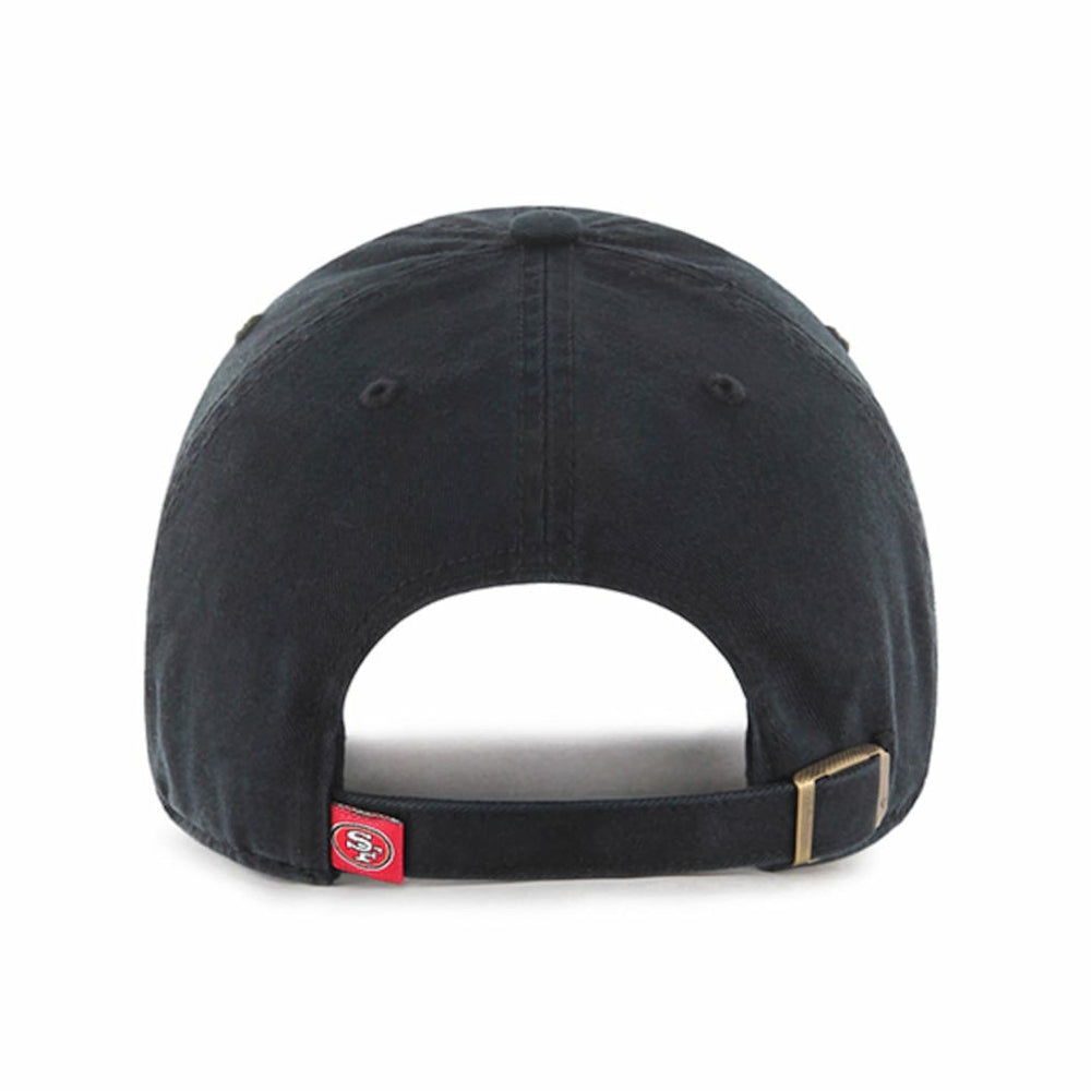 47 Brand San Francisco 49ers Cleanup Basic Adjustable Hat Black | 47 brand