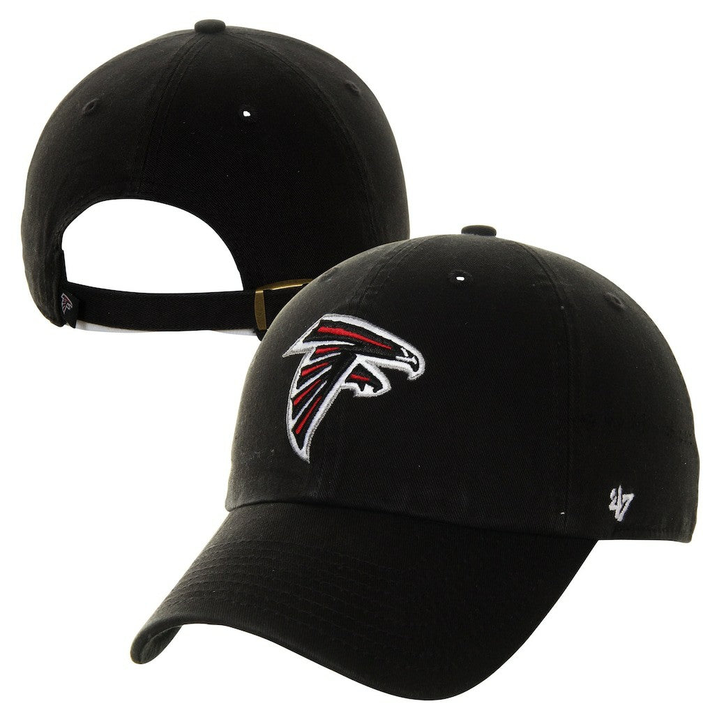 Atlanta Falcons '47 Brand Cleanup Adjustable Hat Black | 47 brand