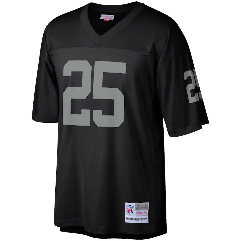 Fred Biletnikoff Las Vegas Raiders Retired Player Legacy Replica Jersey Black | Mitchell & Ness