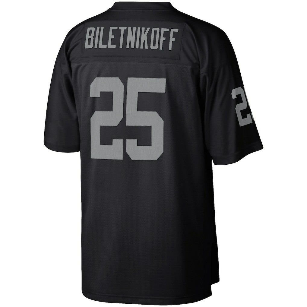 Fred Biletnikoff Las Vegas Raiders Retired Player Legacy Replica Jersey Black | Mitchell & Ness
