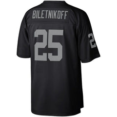 Fred Biletnikoff Las Vegas Raiders Retired Player Legacy Replica Jersey Black | Mitchell & Ness