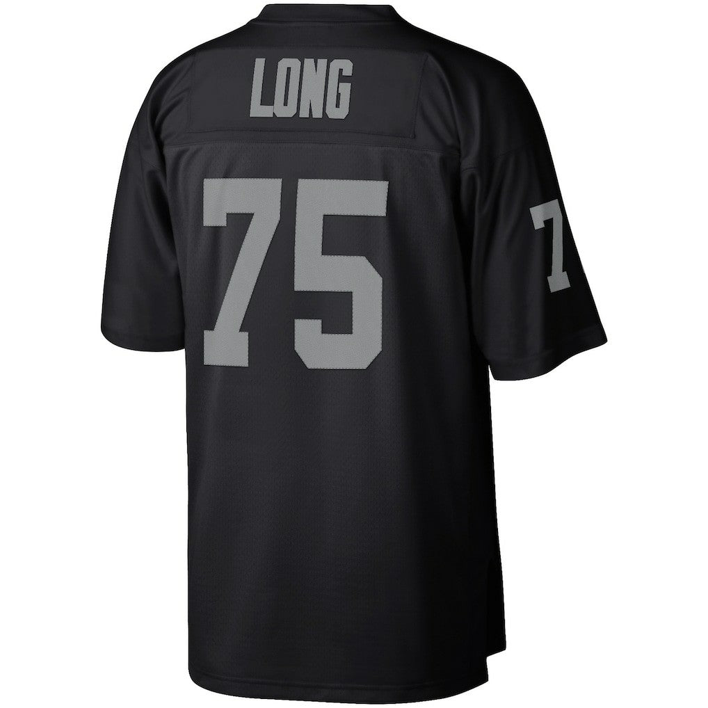 Howie Long Las Vegas Raiders Retired Player Legacy Replica Jersey Black | Mitchell & Ness