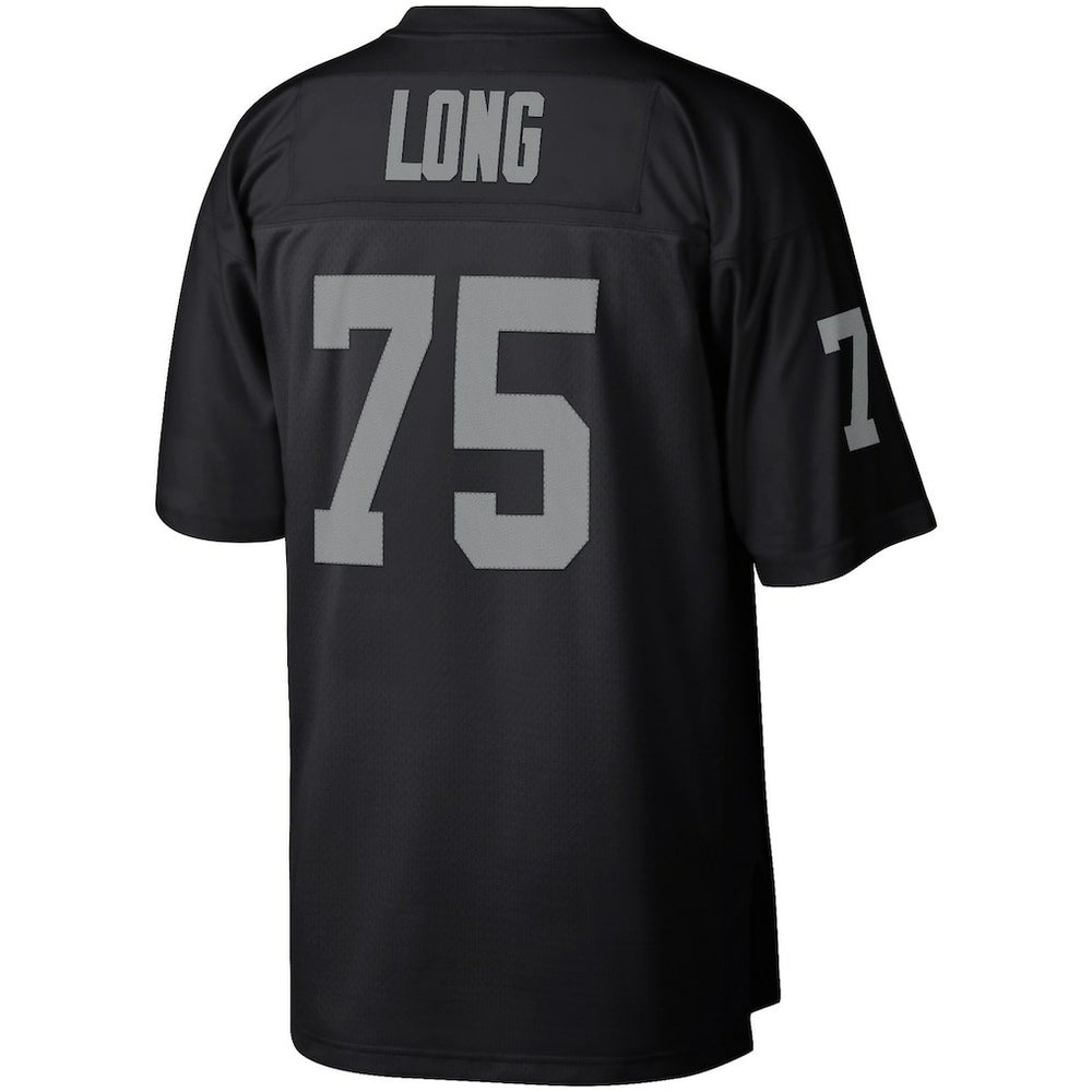 Howie Long Las Vegas Raiders Retired Player Legacy Replica Jersey Black | Mitchell & Ness