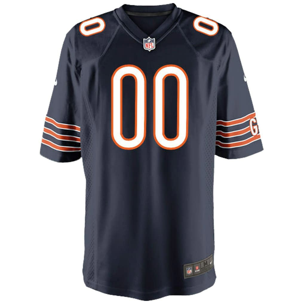 Chicago Bears Youth Custom Game Jersey Navy | Nike for Sale