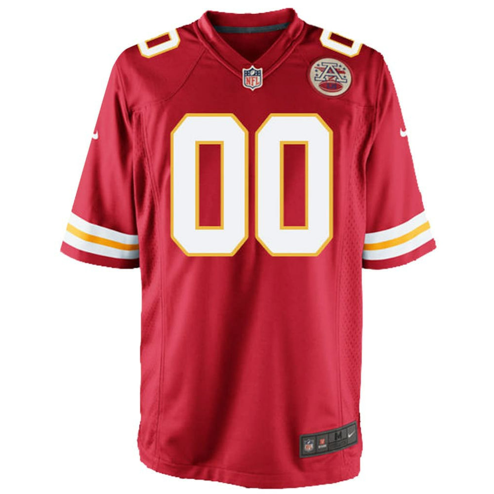 Kansas City Chiefs Youth Custom Game Jersey Red | Nike for Sale