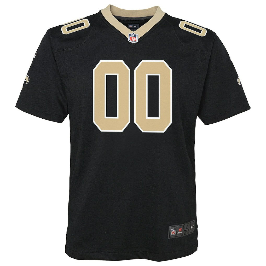 New Orleans Saints Youth Custom Game Jersey Black | Nike for Sale