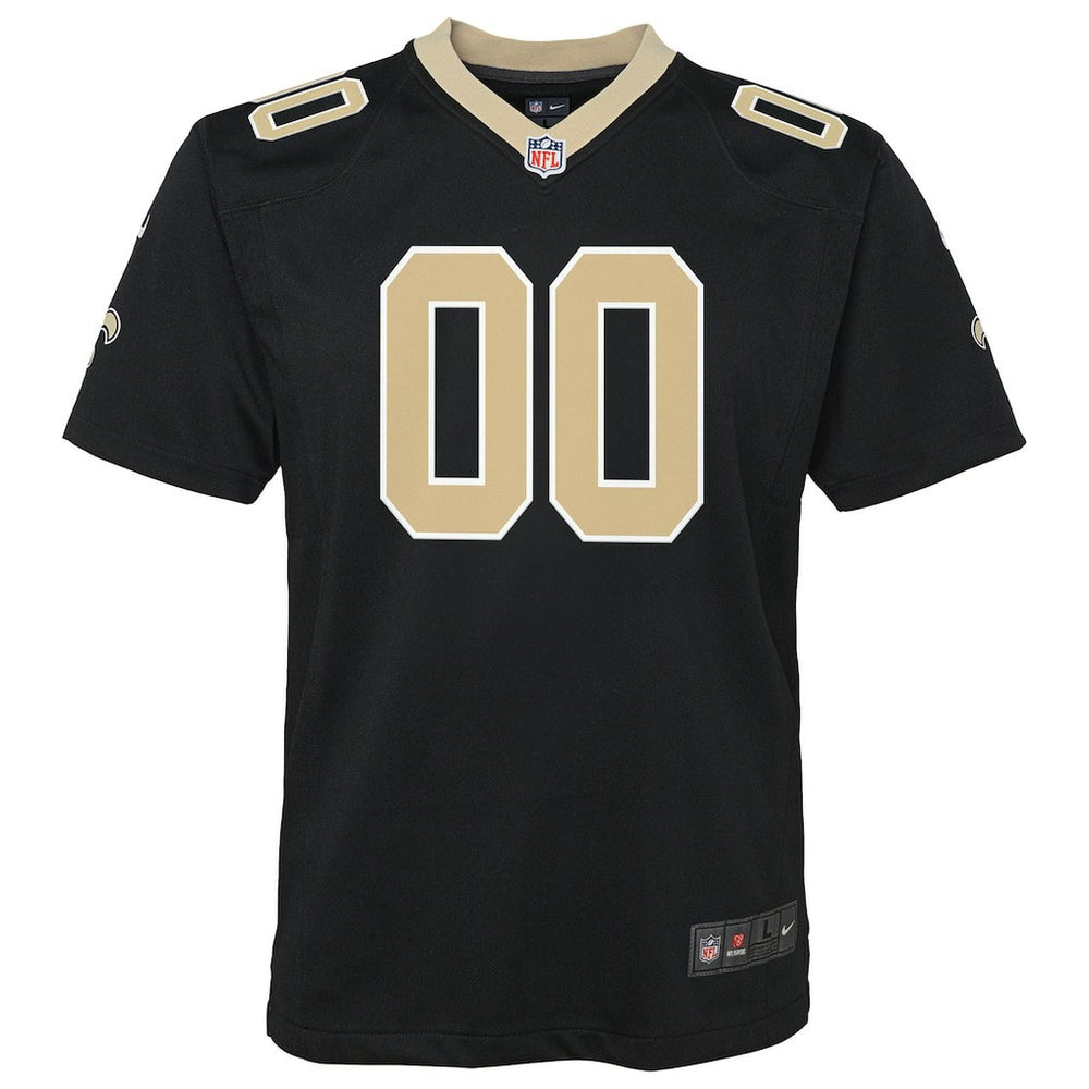 New Orleans Saints Youth Custom Game Jersey Black | Nike for Sale