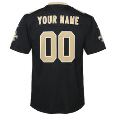 New Orleans Saints Youth Custom Game Jersey Black | Nike for Sale