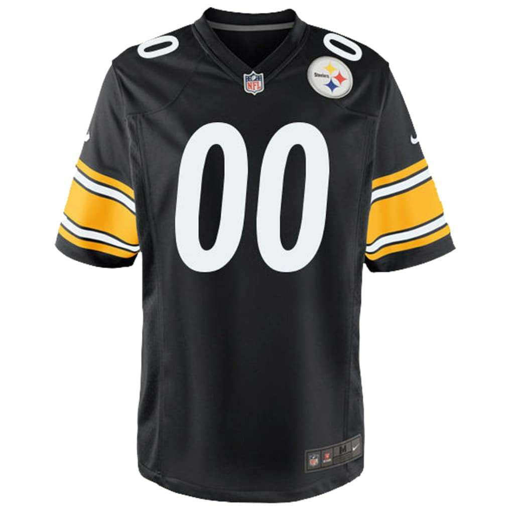 Pittsburgh Steelers Youth Custom Game Jersey Black | Nike for Sale