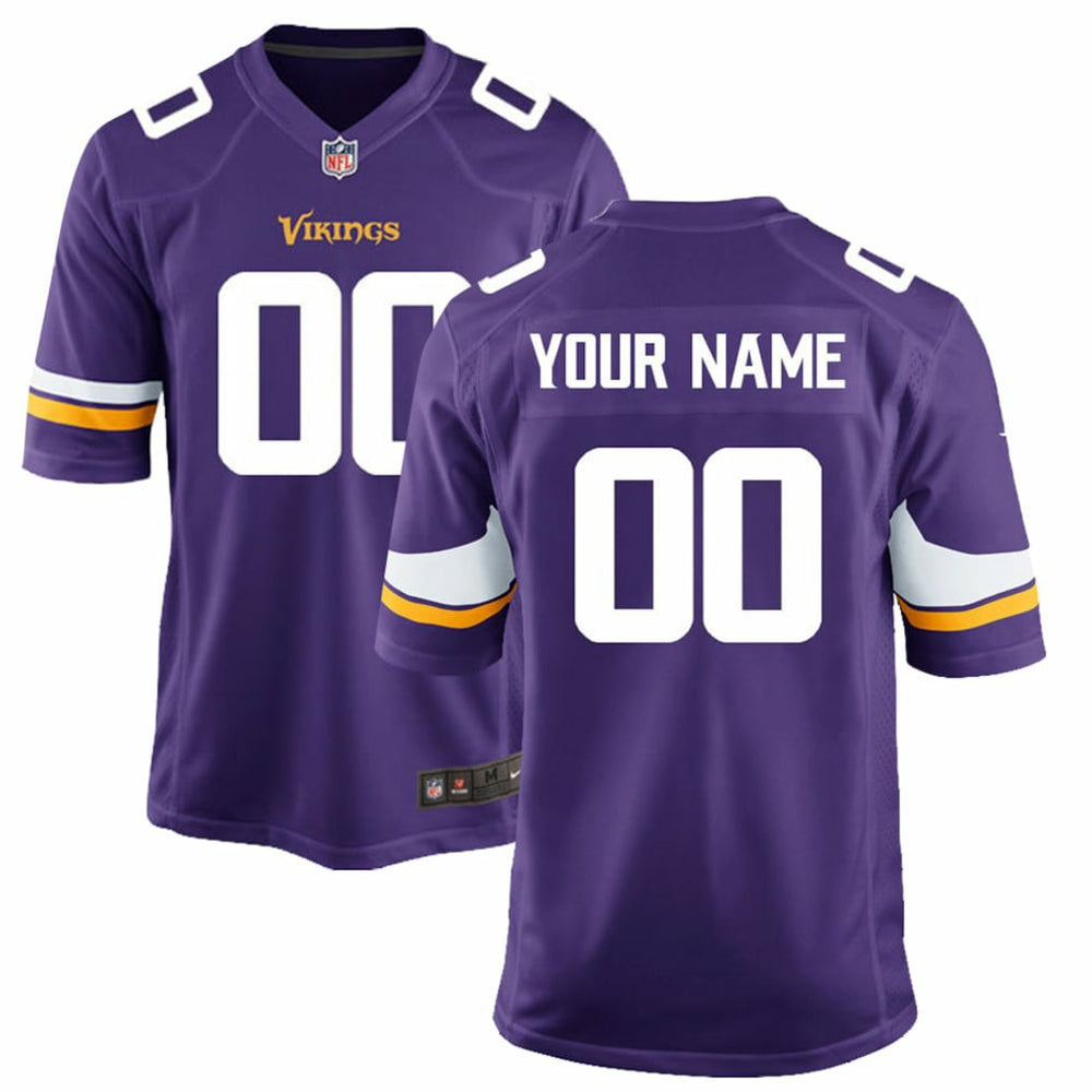 Minnesota Vikings Youth Custom Game Jersey | Nike for Sale