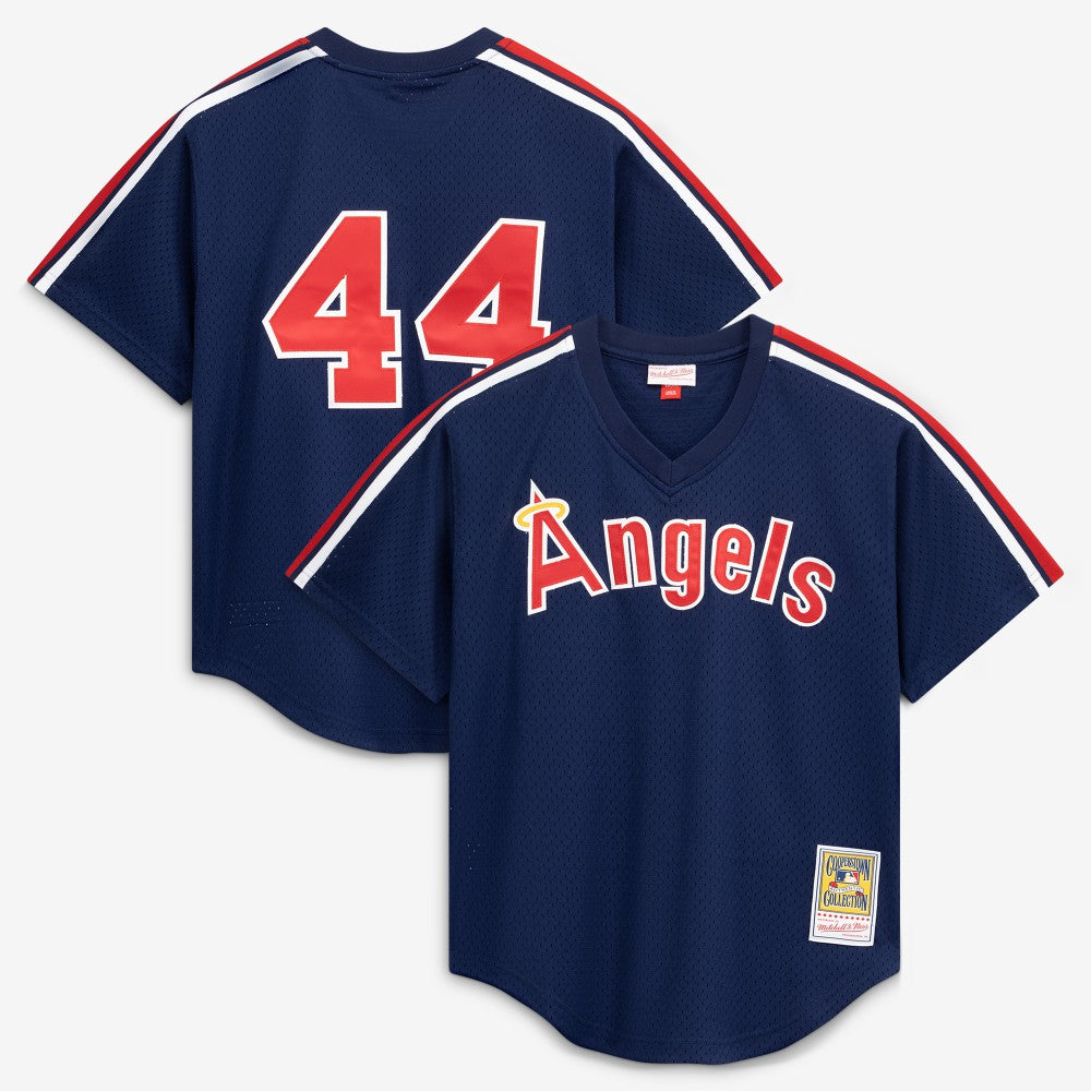 Reggie Jackson California Angels Mitchell & Ness Authentic Batting Practice Jersey - MLB