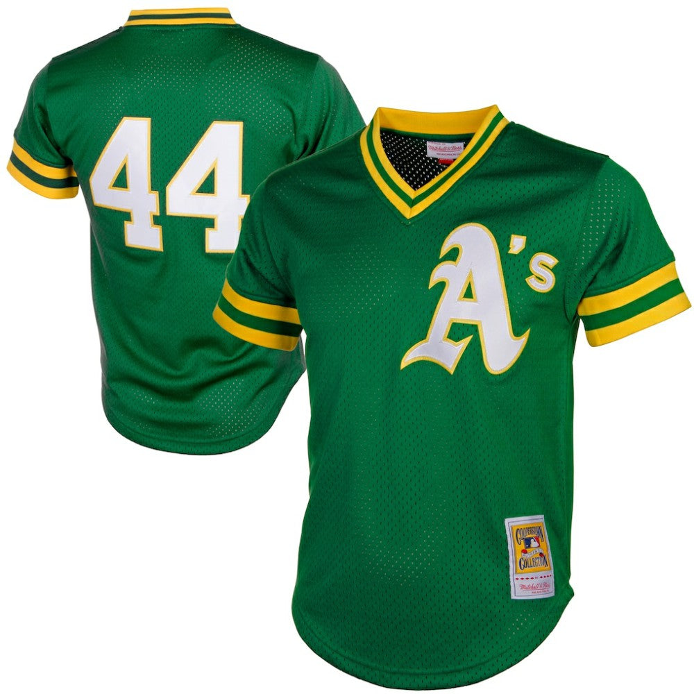 Reggie Jackson Athletics Mitchell & Ness Authentic Batting Practice Jersey - MLB