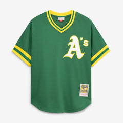 Rickey Henderson Athletics Mitchell & Ness Authentic Batting Practice Jersey - MLB