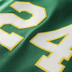 Rickey Henderson Athletics Mitchell & Ness Authentic Batting Practice Jersey - MLB