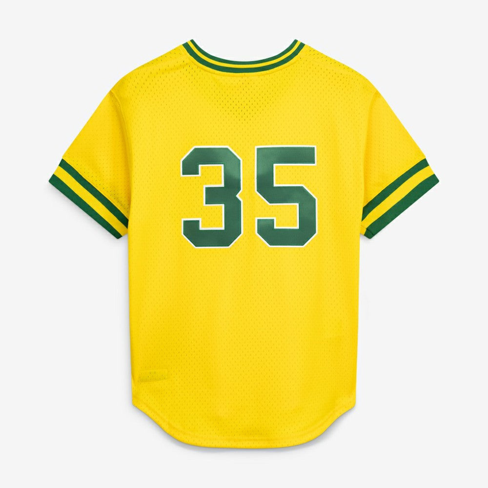 Rickey Henderson Athletics Mitchell & Ness Authentic Batting Practice Jersey - MLB