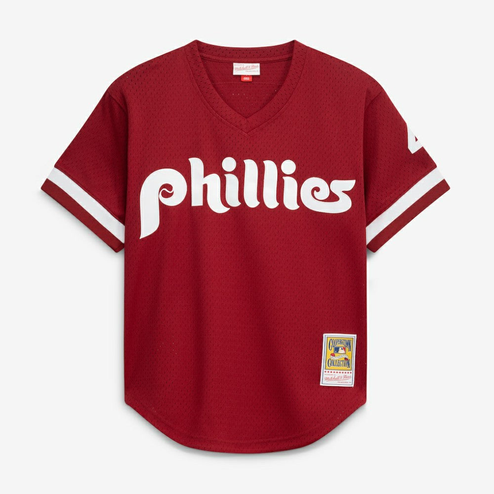 Lenny Dykstra Philadelphia Phillies Mitchell & Ness Authentic Batting Practice Jersey - MLB
