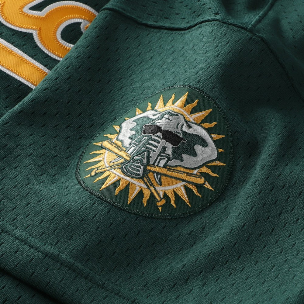 Rickey Henderson Athletics Mitchell & Ness Authentic Batting Practice Jersey - MLB