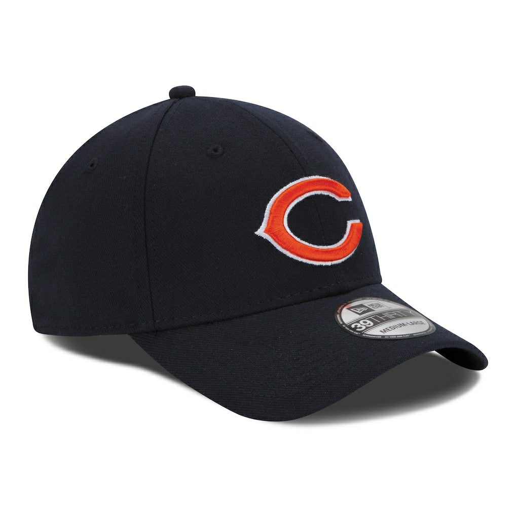 Chicago Bears New Era 39THIRTY Team Classic Flex Hat Navy Blue | NFL