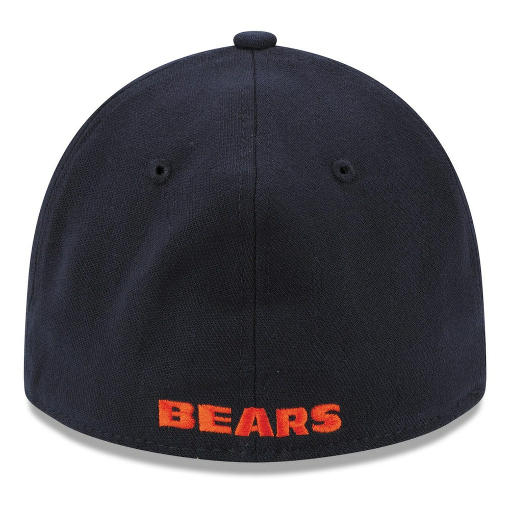 Chicago Bears New Era 39THIRTY Team Classic Flex Hat Navy Blue | NFL