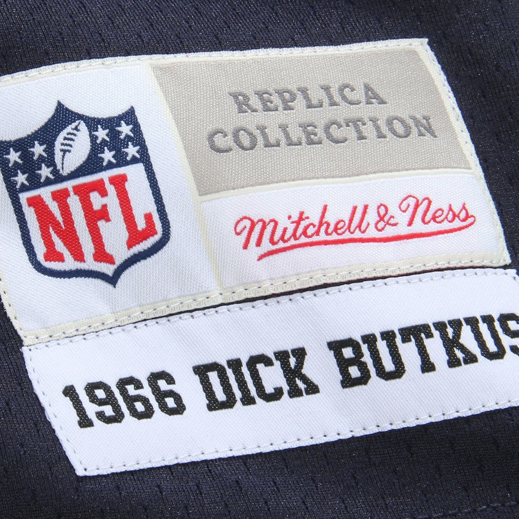 Dick Butkus Chicago Bears Retired Player Legacy Replica Jersey Navy | Mitchell & Ness