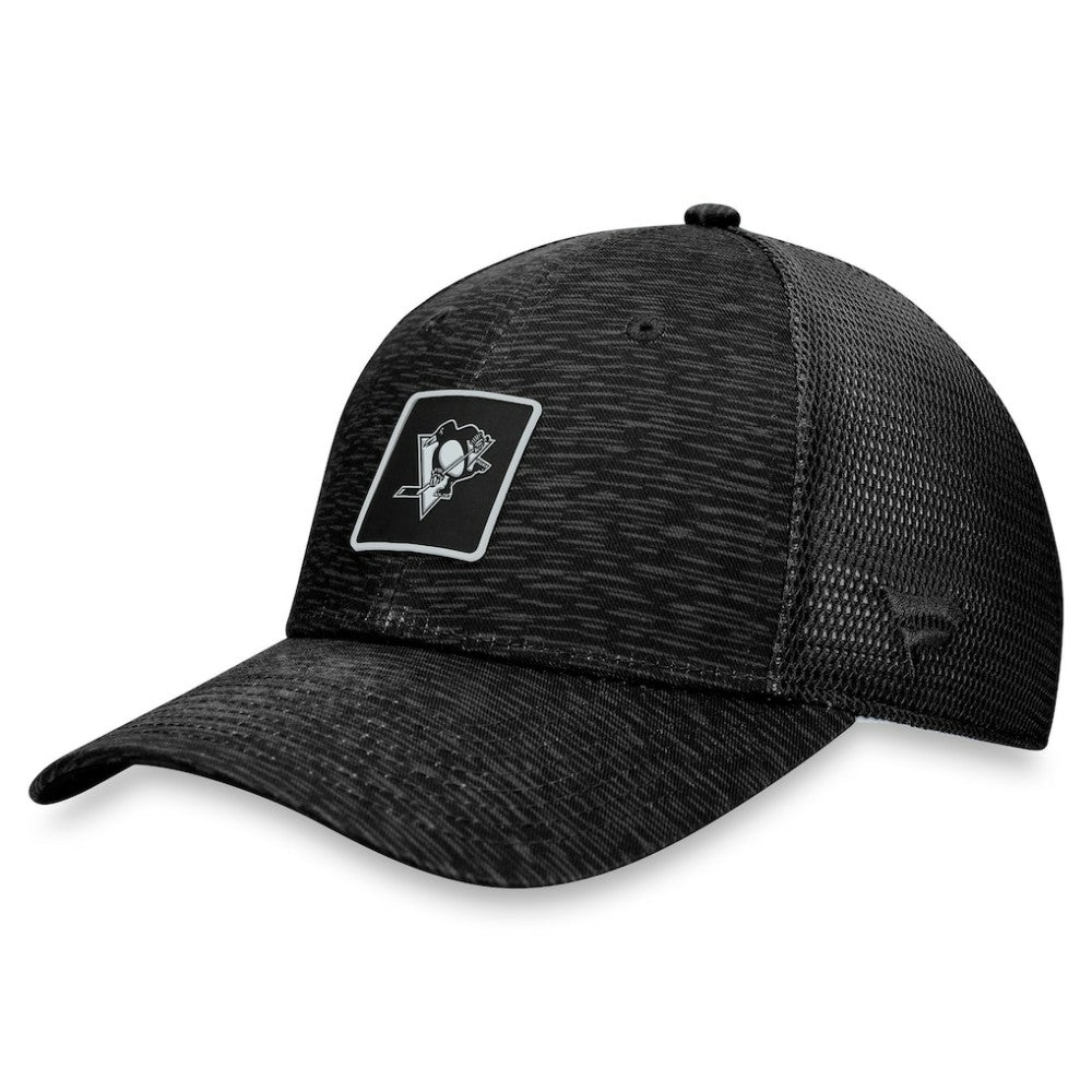 Pittsburgh Penguins Fanatics Women's Authentic Pro Road Trucker Adjustable Hat – Black - NHL