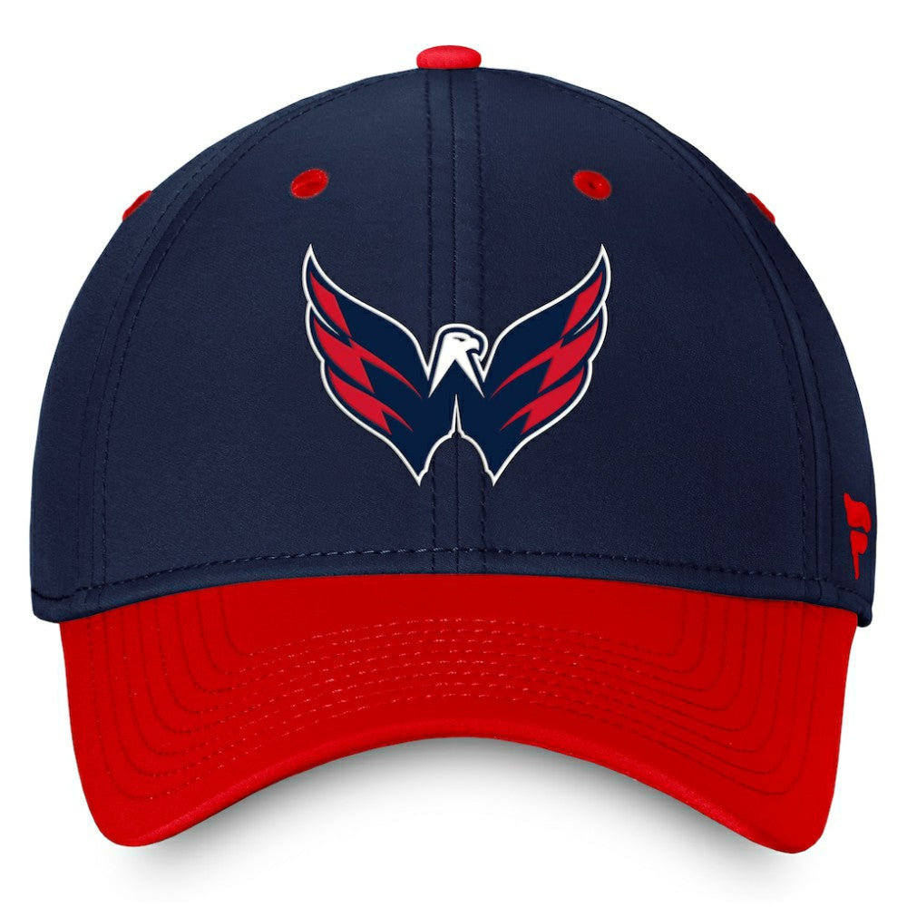 Washington Capitals Fanatics Authentic Pro Rink Two-Tone Flex Hat – Navy/Red - NHL