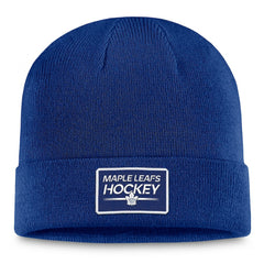 Toronto Maple Leafs Fanatics Authentic Pro Cuffed Knit Hat – Blue - NHL