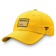 Nashville Predators Fanatics Authentic Pro Prime Adjustable Hat – Gold - NHL