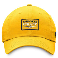 Nashville Predators Fanatics Authentic Pro Prime Adjustable Hat – Gold - NHL
