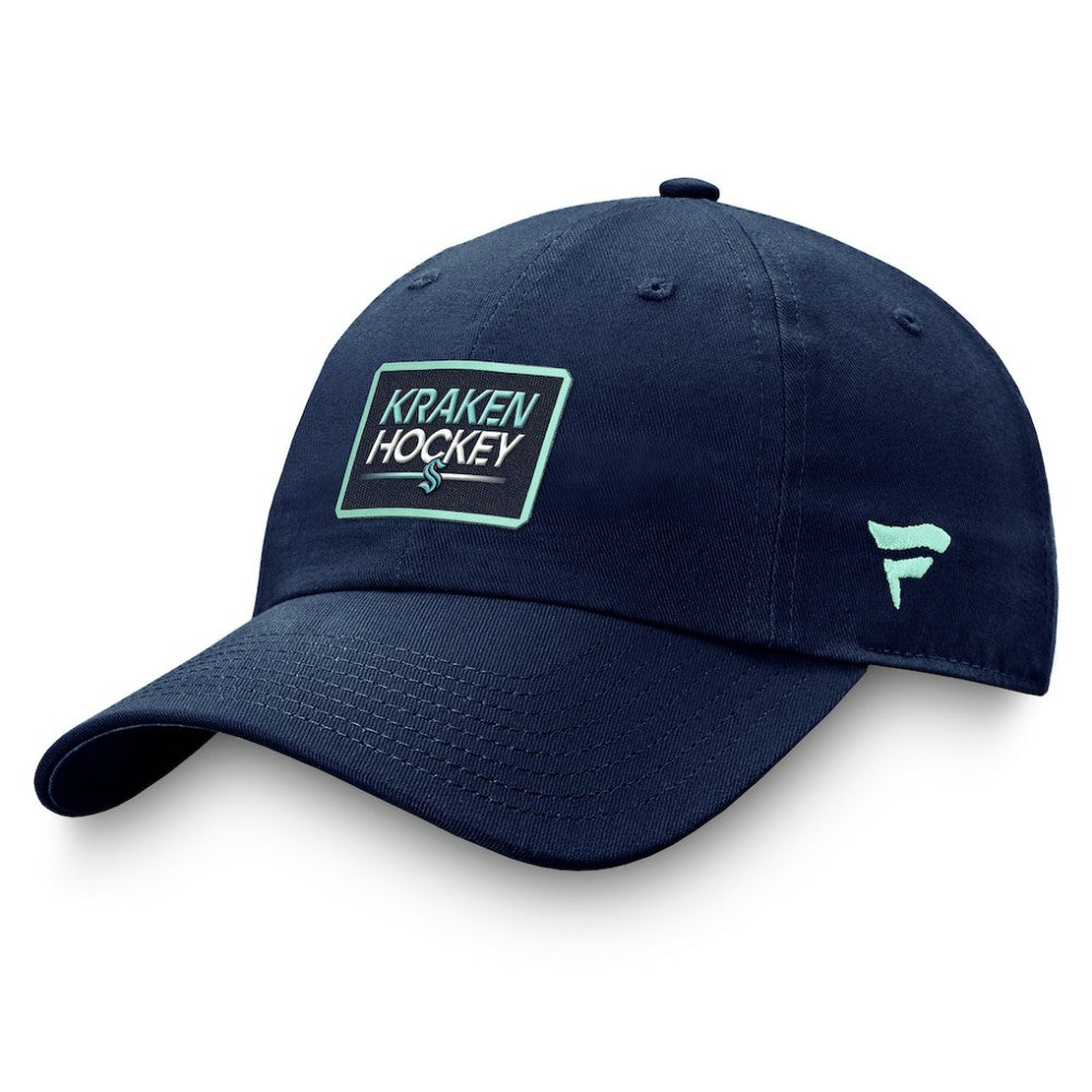 Seattle Kraken Fanatics Authentic Pro Prime Adjustable Hat – Deep Sea Blue - NHL