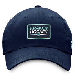 Seattle Kraken Fanatics Authentic Pro Prime Adjustable Hat – Deep Sea Blue - NHL