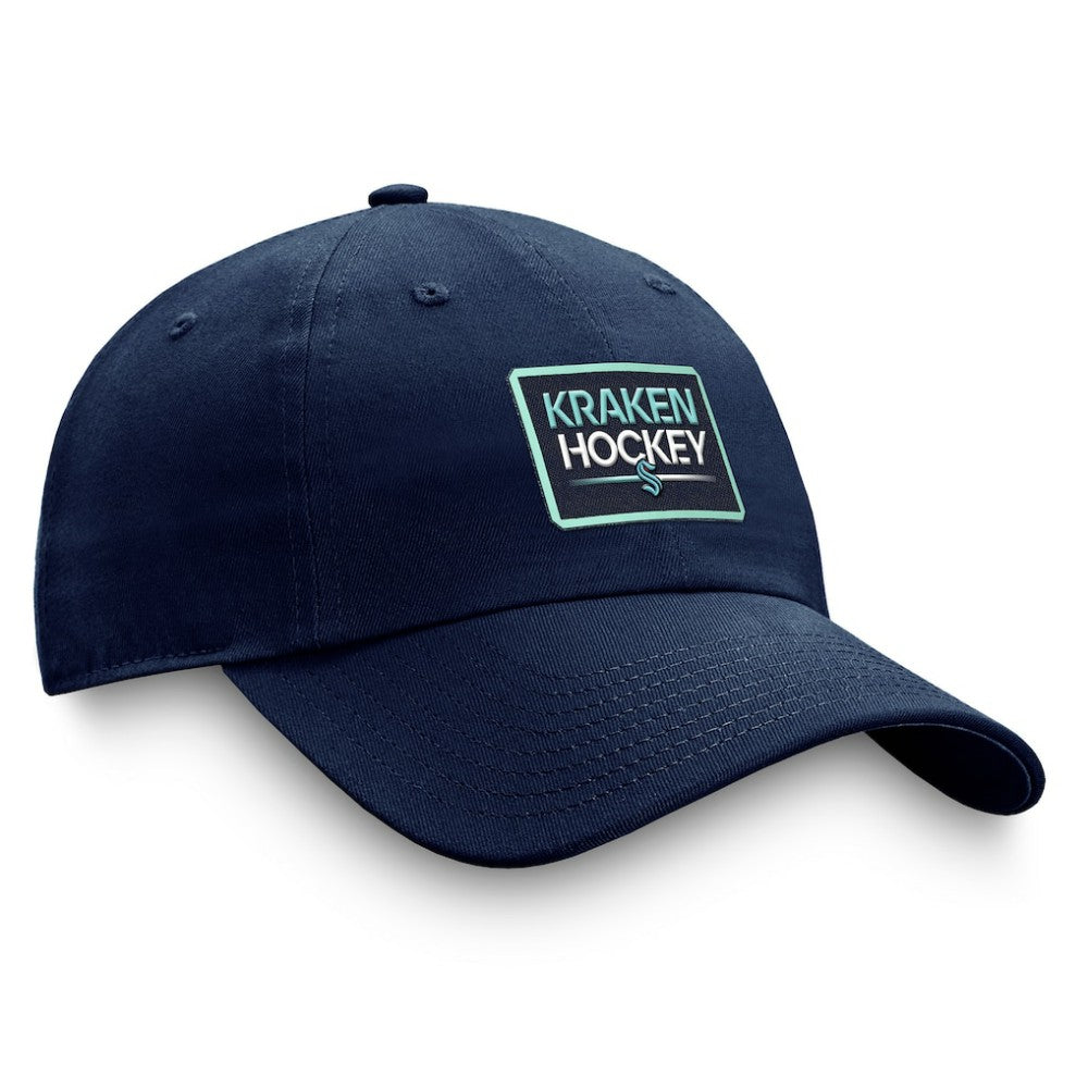 Seattle Kraken Fanatics Authentic Pro Prime Adjustable Hat – Deep Sea Blue - NHL