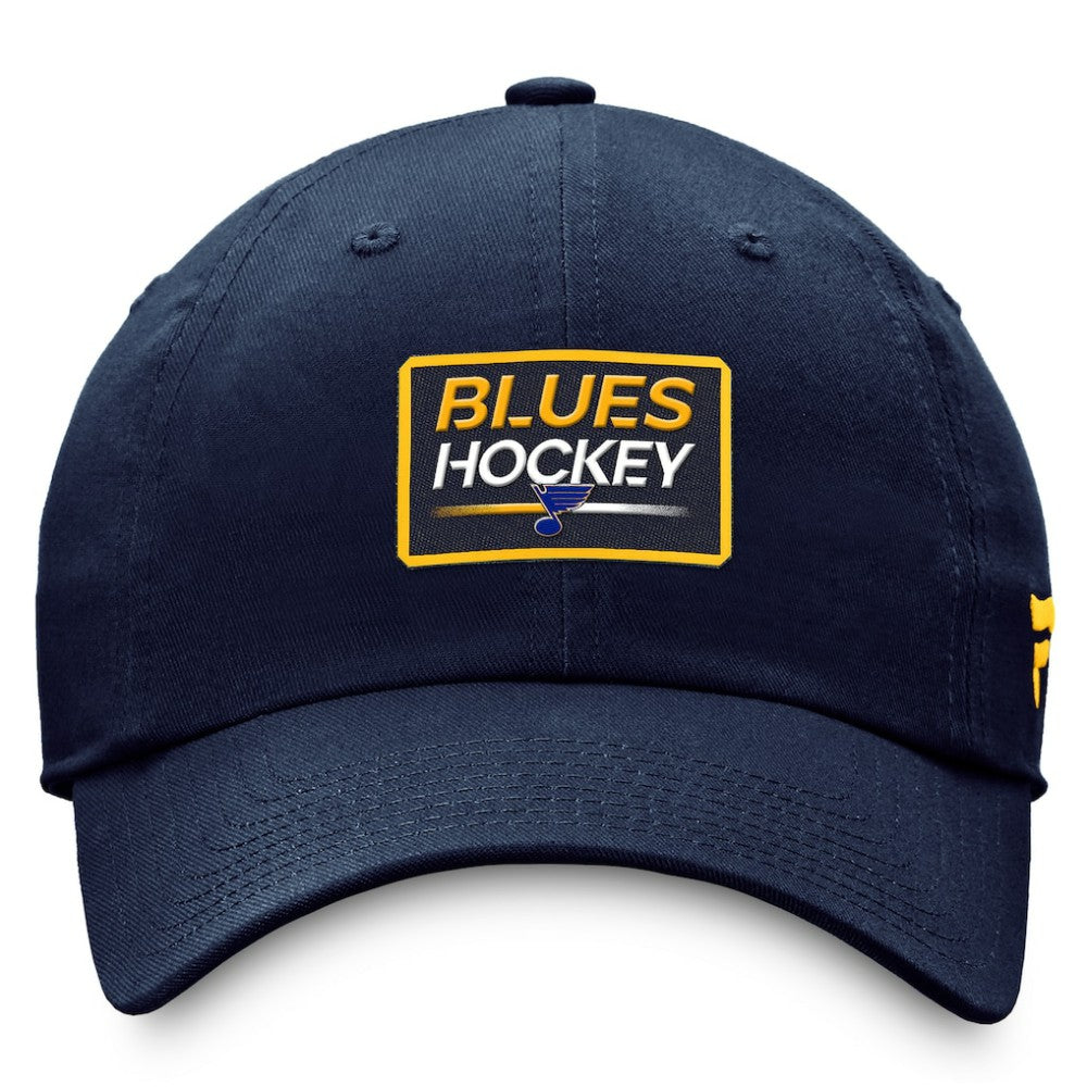 St. Louis Blues Fanatics Authentic Pro Prime Adjustable Hat – Navy - NHL