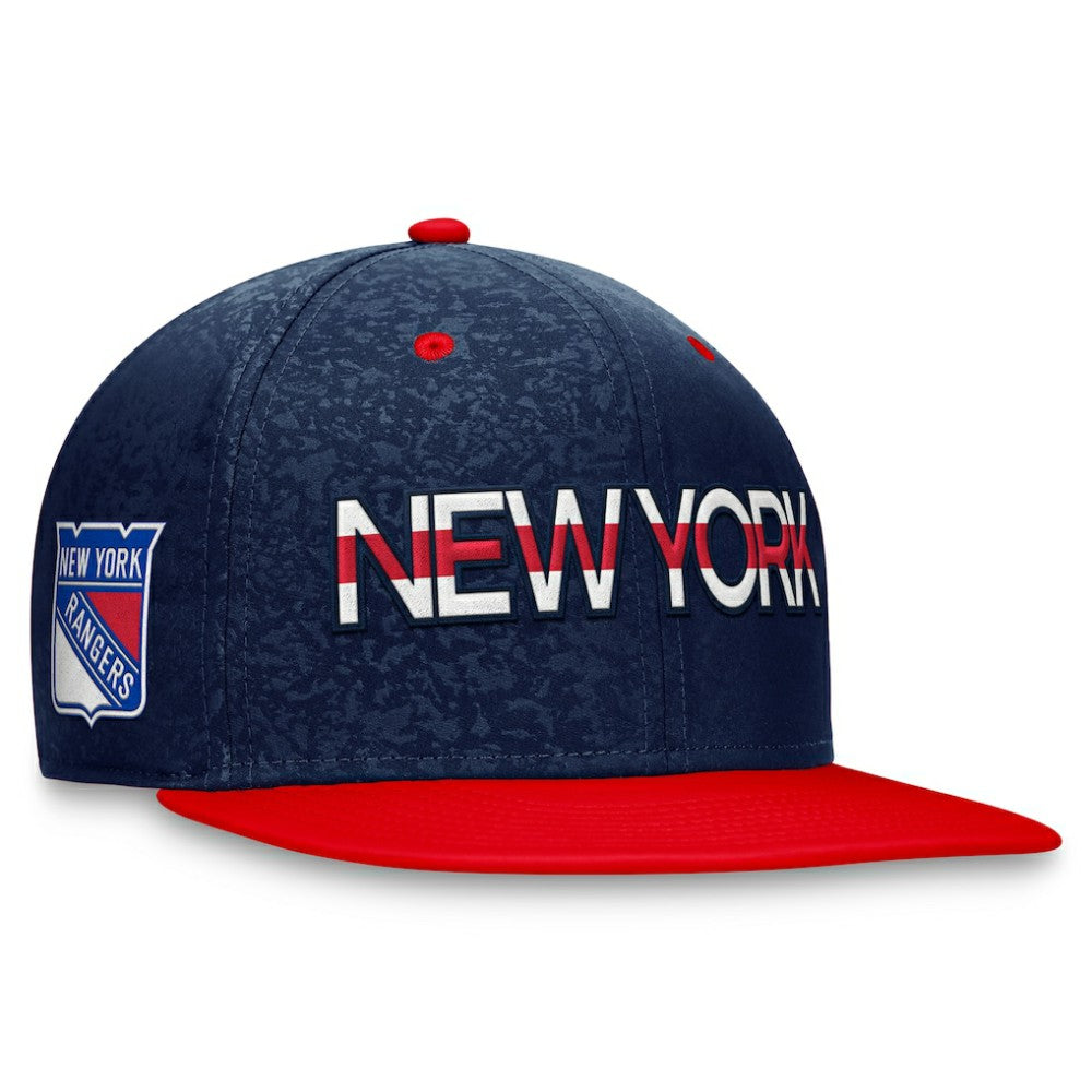 New York Rangers Fanatics Authentic Pro Rink Two-Tone Snapback Hat – Navy/ Red - NHL