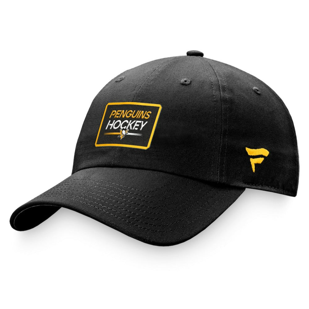 Pittsburgh Penguins Fanatics Women's Authentic Pro Rink Adjustable Hat - Black - NHL