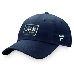 Seattle Kraken Fanatics Women's Authentic Pro Rink Adjustable Hat - Deep Sea Blue - NHL