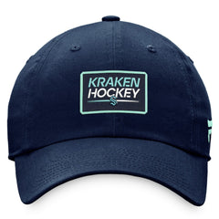 Seattle Kraken Fanatics Women's Authentic Pro Rink Adjustable Hat - Deep Sea Blue - NHL