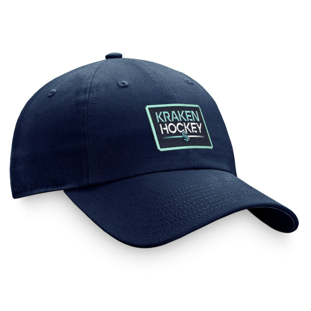 Seattle Kraken Fanatics Women's Authentic Pro Rink Adjustable Hat - Deep Sea Blue - NHL