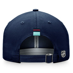 Seattle Kraken Fanatics Women's Authentic Pro Rink Adjustable Hat - Deep Sea Blue - NHL