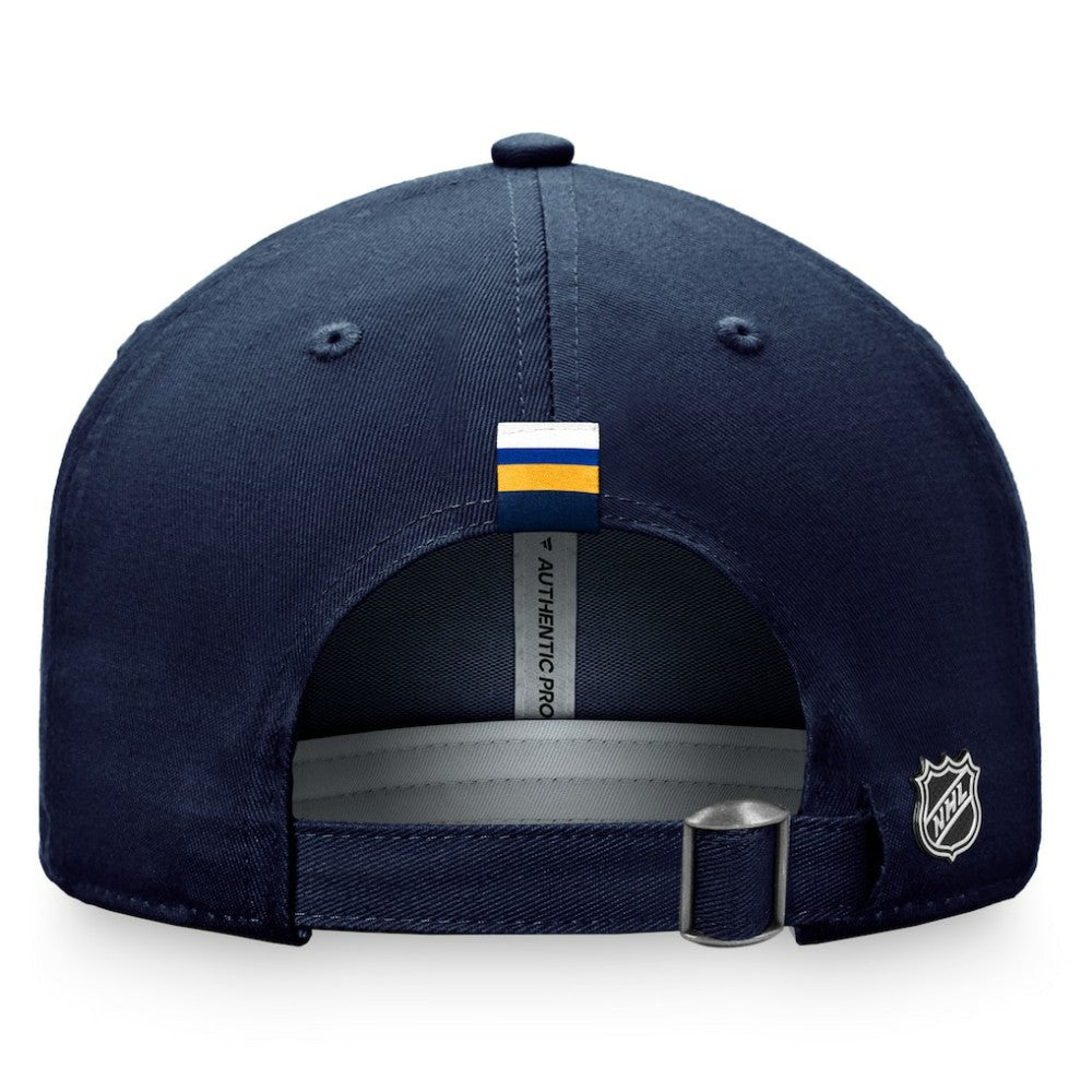 St. Louis Blues Fanatics Women's Authentic Pro Rink Adjustable Hat - Navy - NHL